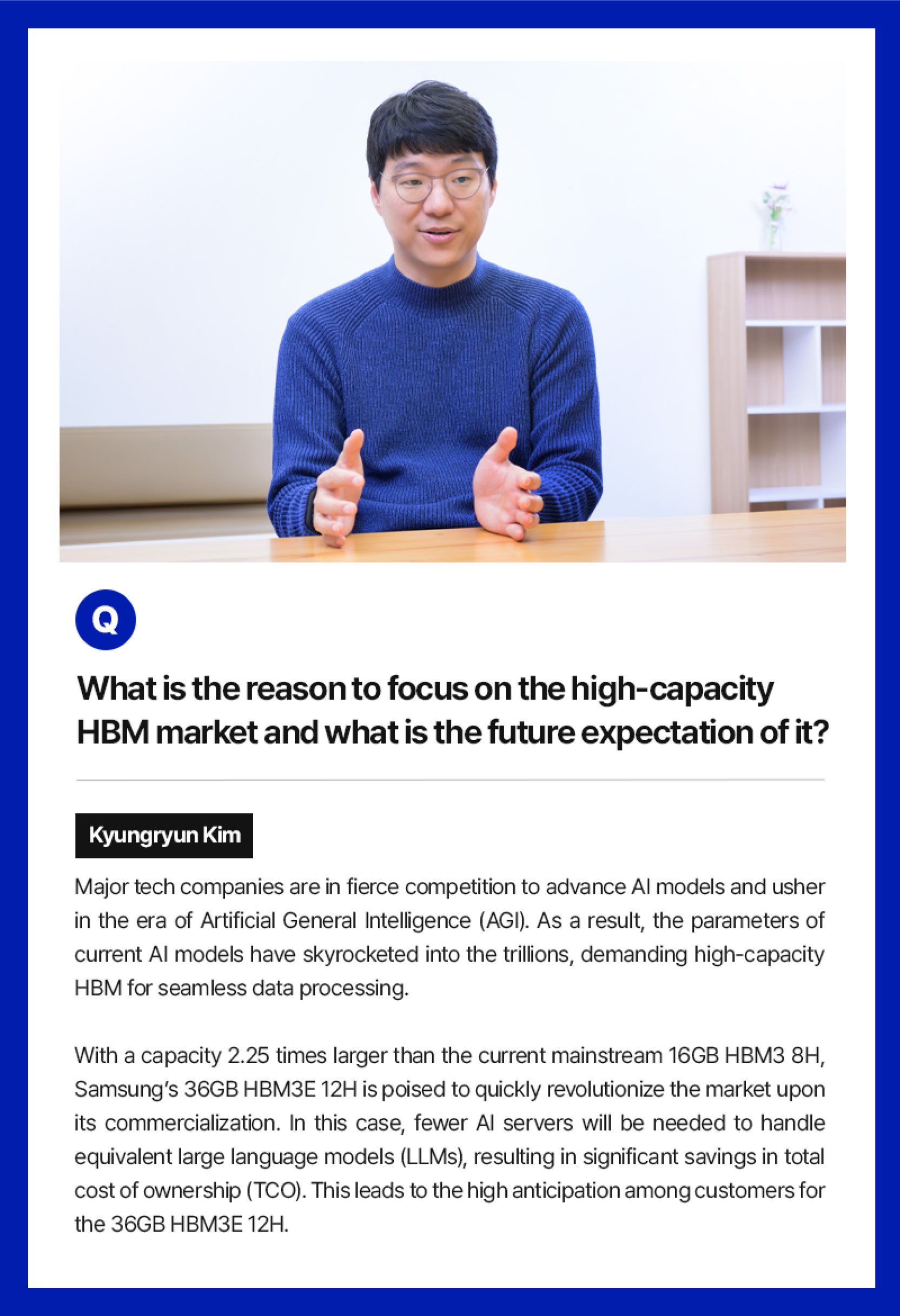The Perfect Harmony Created by Samsung HBM: Powering the AI Era
